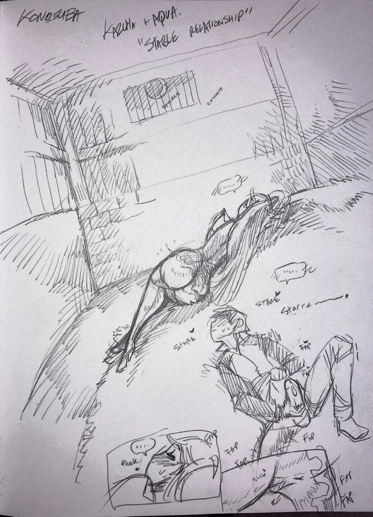 Aqua x Kazuma All 3 Goof Of page 1 full