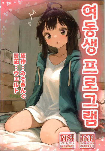 (C105) [Milking Dam (Welt)] Imouto Program | 여동생 프로그램 [Korean] cover
