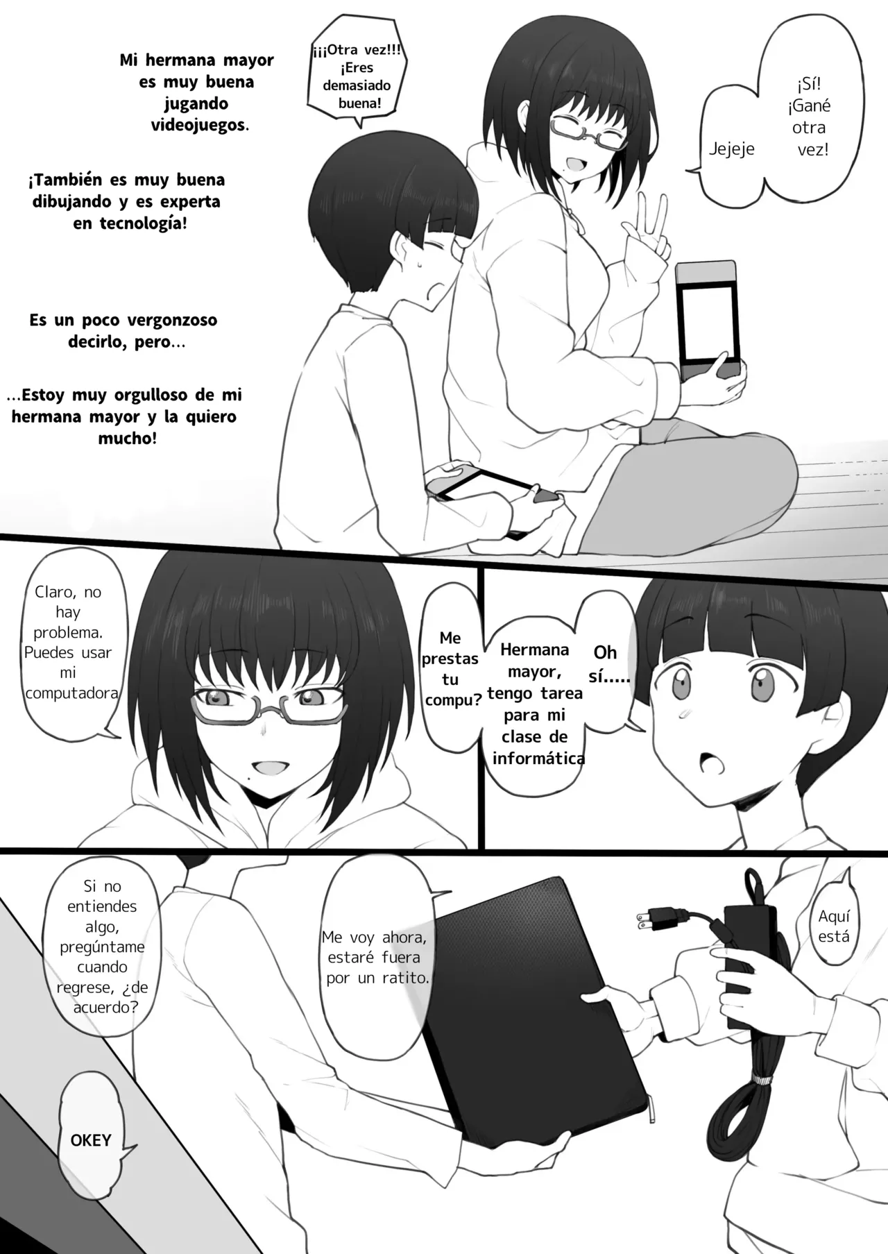 Daisuki na Onee-chan ni Karita PersoCom no Naka ni... | En la Laptop que me Prestó mi Querida Hermana Mayor... page 3 full