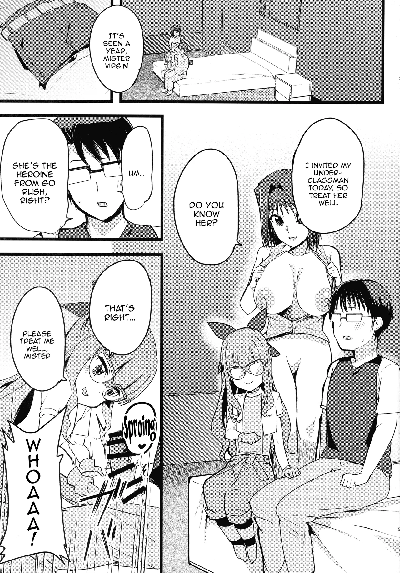 Anzu to Yuamu no na ma kettou | Raw Duel With Tea and Yuamu page 5 full