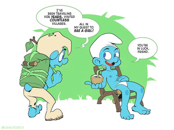 [Creux] Smurfs Comic cover