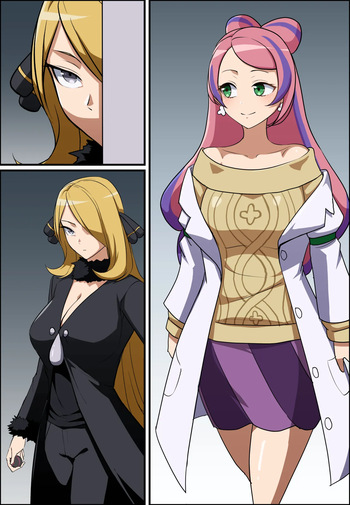 Pokémon - Miriam / Cynthia / Lisia / Sonia │ (Pixiv Fanbox) cover