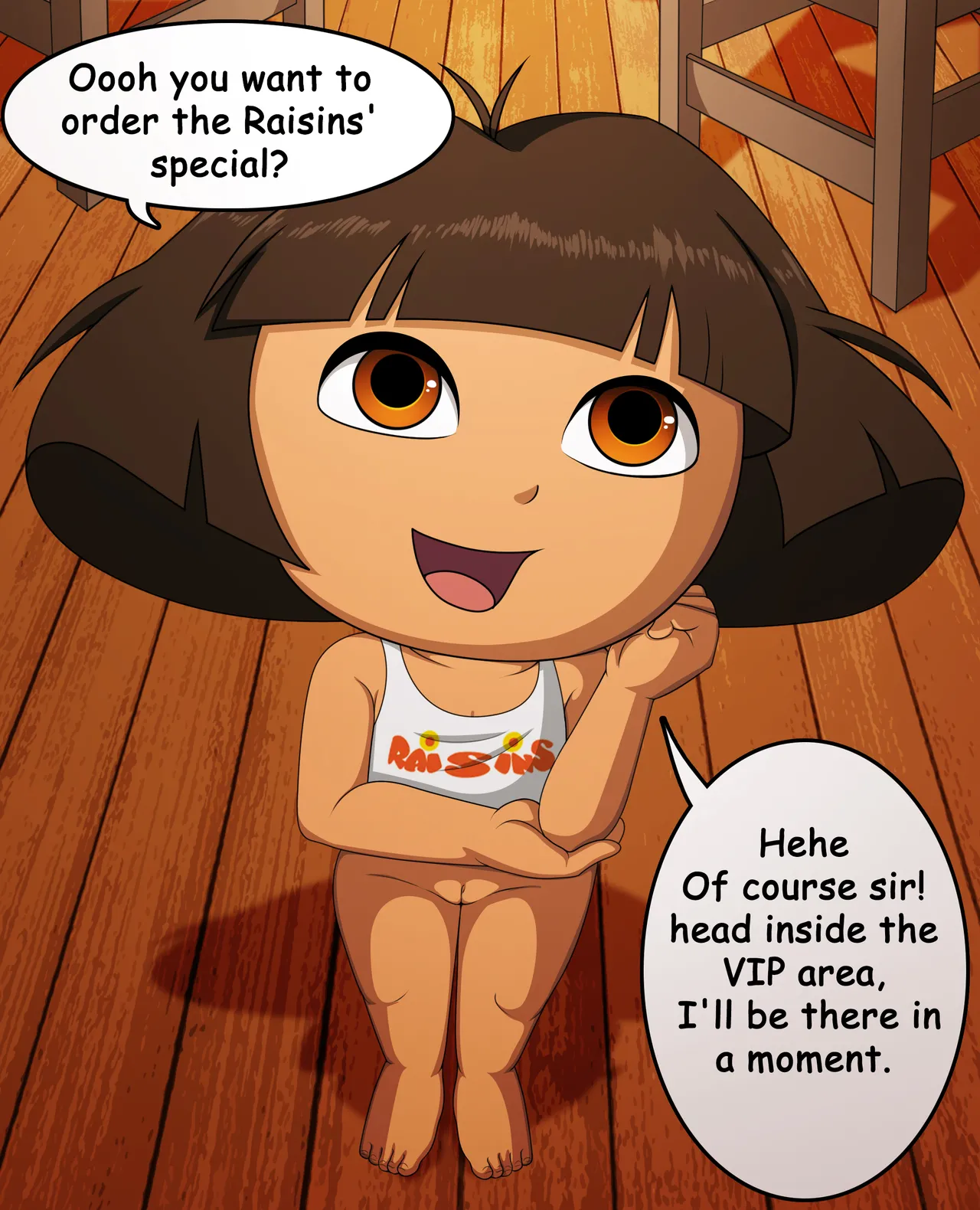 Dora at Raisins page 2 full