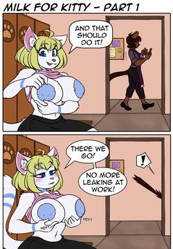 Milk for kitty by lunarspy