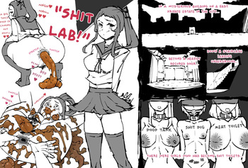 [Nakayama Shu] Gluttonous Scat Squishing Sisters - Idea Notebook - "Shit Lab!" cover