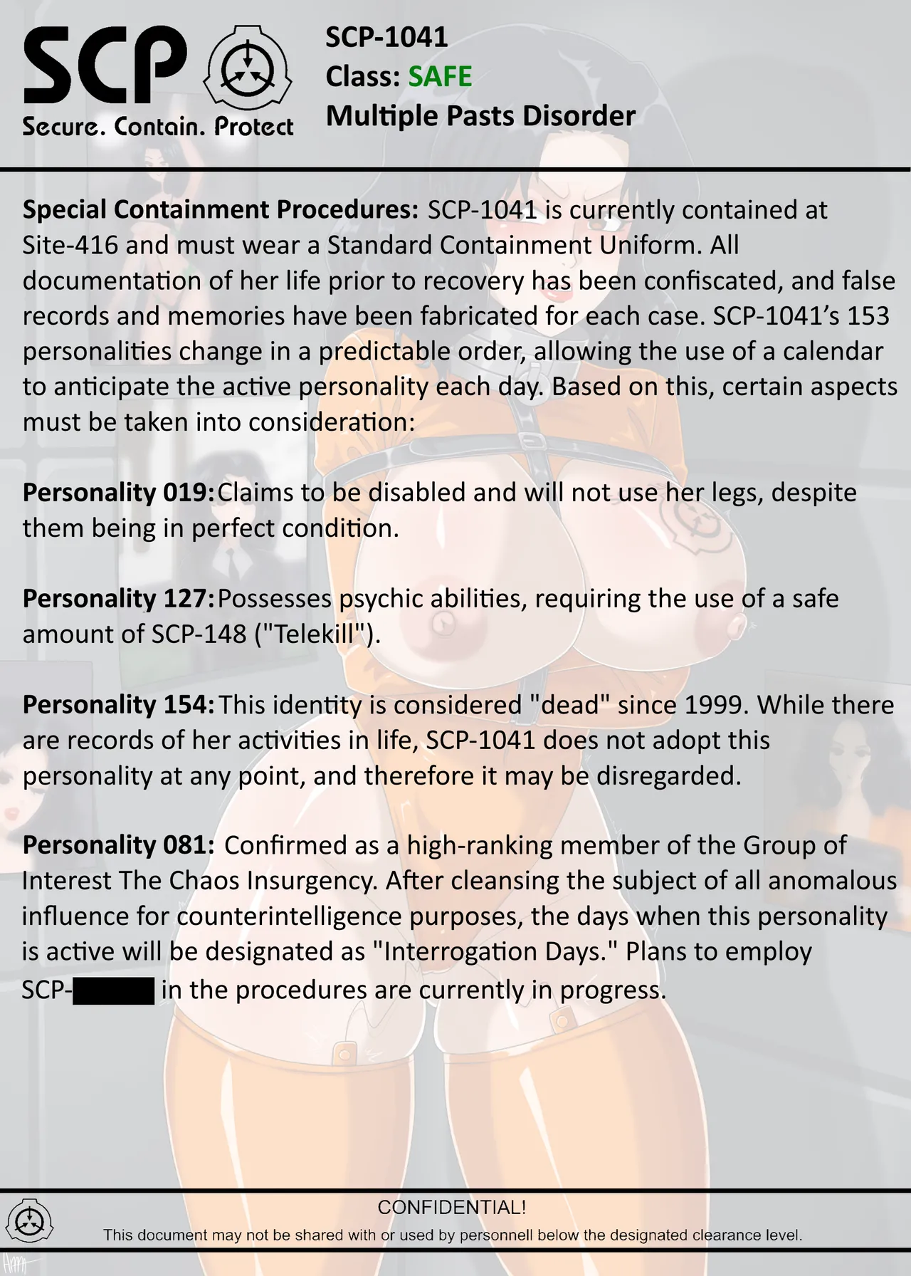 SCP-1041 Multiple Pasts Disorder page 7 full