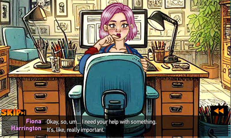 She Means Business game: Fiona's Story - Part 1 page 8 full