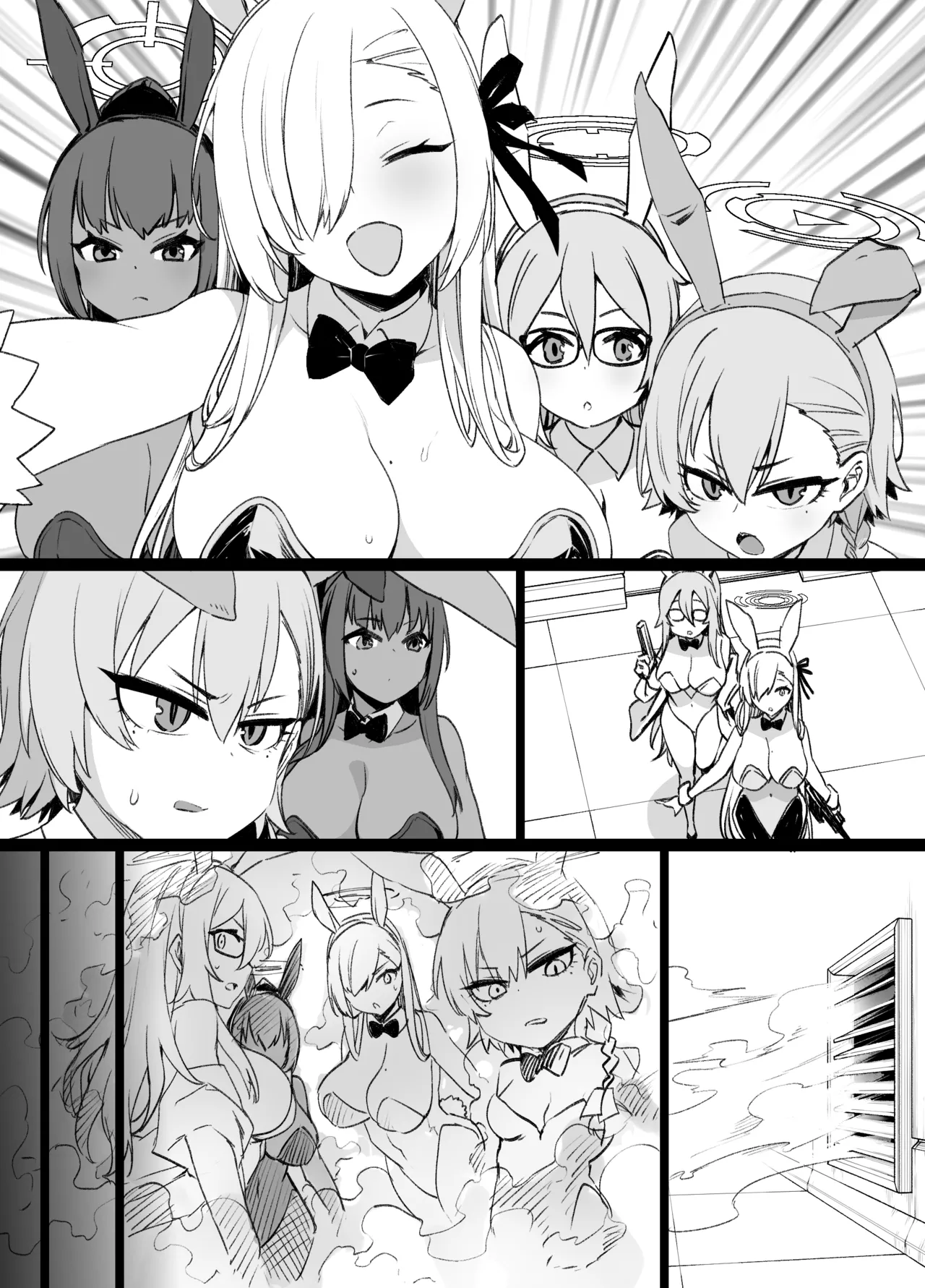 ブルアカC&Cバニー奴隷化追加漫画 page 12 full