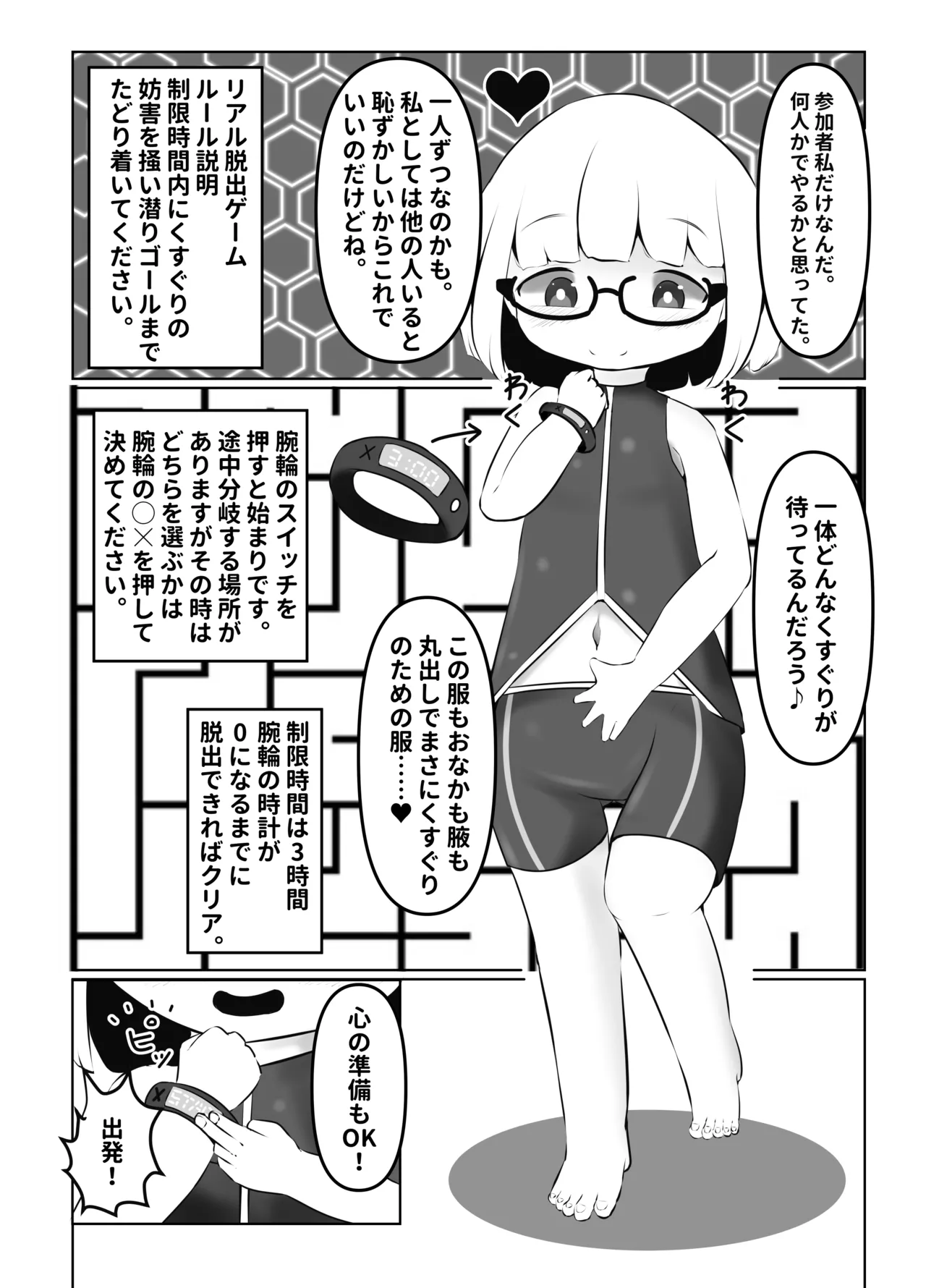 Kusuguri Chuudoku-sha no Matsuro CASE 1 ~Dasshutsu Game no Kenshoukin ni Tsurarete Jinsei Shuuryou~ page 5 full