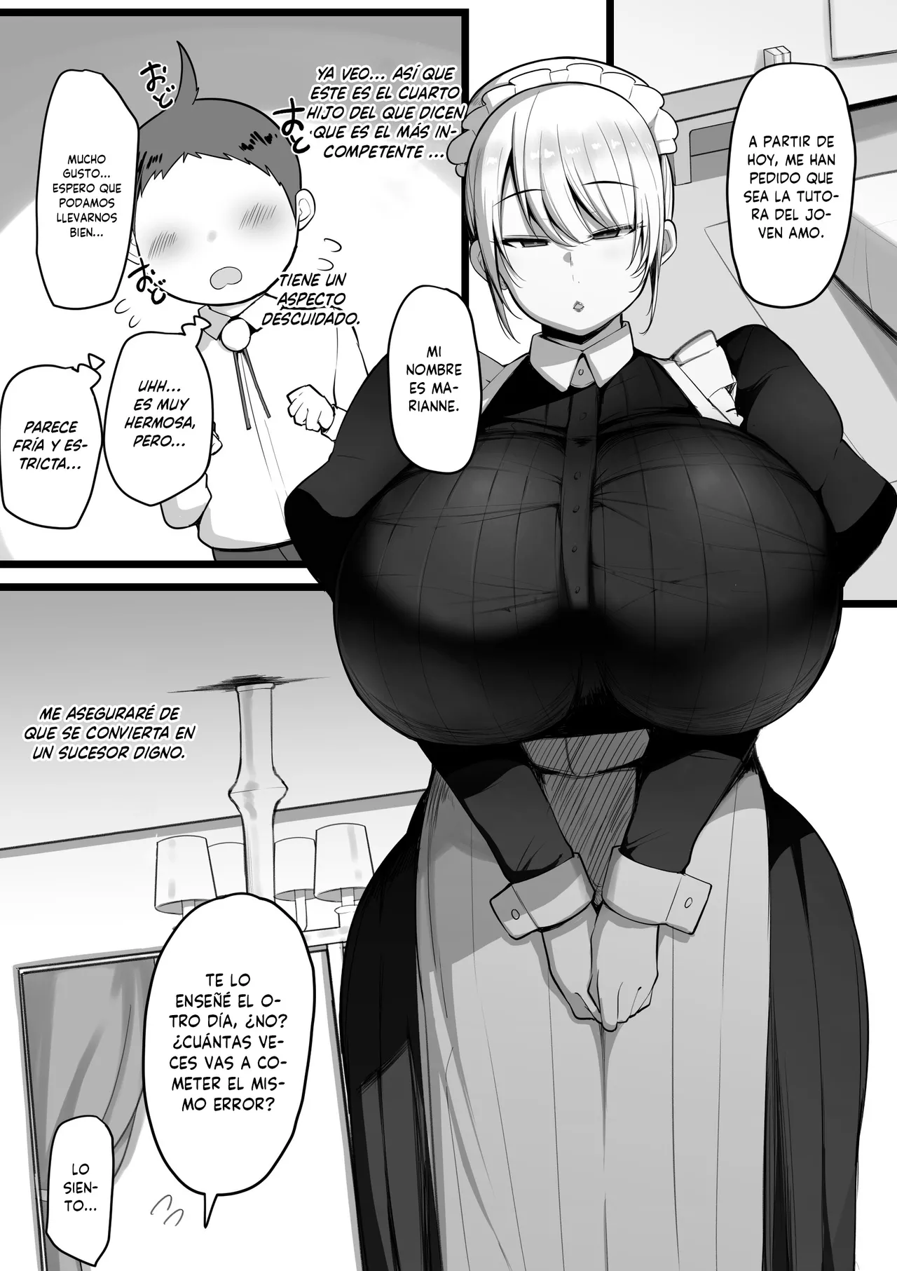 Kono Watashi ga Chinpo ga Rippa na dake ga Torie no Ochikobore Waka-sama Nanka ni Otosareru Wake ga Arimasen. | ¡No Hay Manera de que Alguien Como yo Caiga Ante un Joven Amo Fracasado Cuyo Único Mérito es Tener un Pene Impresionante! page 2 full