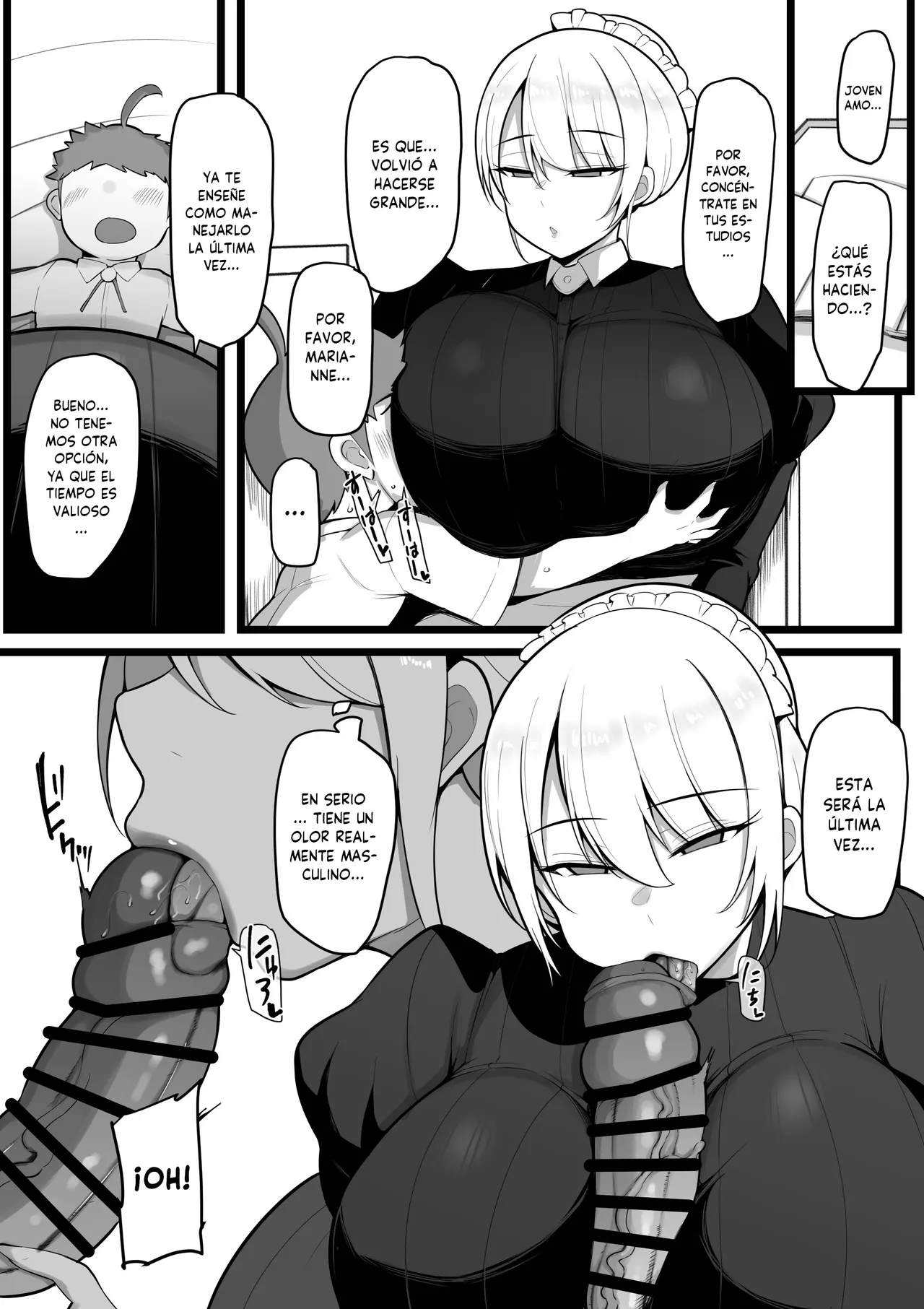 Kono Watashi ga Chinpo ga Rippa na dake ga Torie no Ochikobore Waka-sama Nanka ni Otosareru Wake ga Arimasen. | ¡No Hay Manera de que Alguien Como yo Caiga Ante un Joven Amo Fracasado Cuyo Único Mérito es Tener un Pene Impresionante! page 9 full