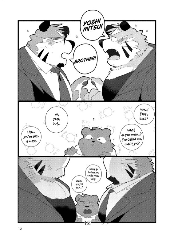 The old kansai accent man and his twin brother sweet lovey dovey threesome book page 12 full