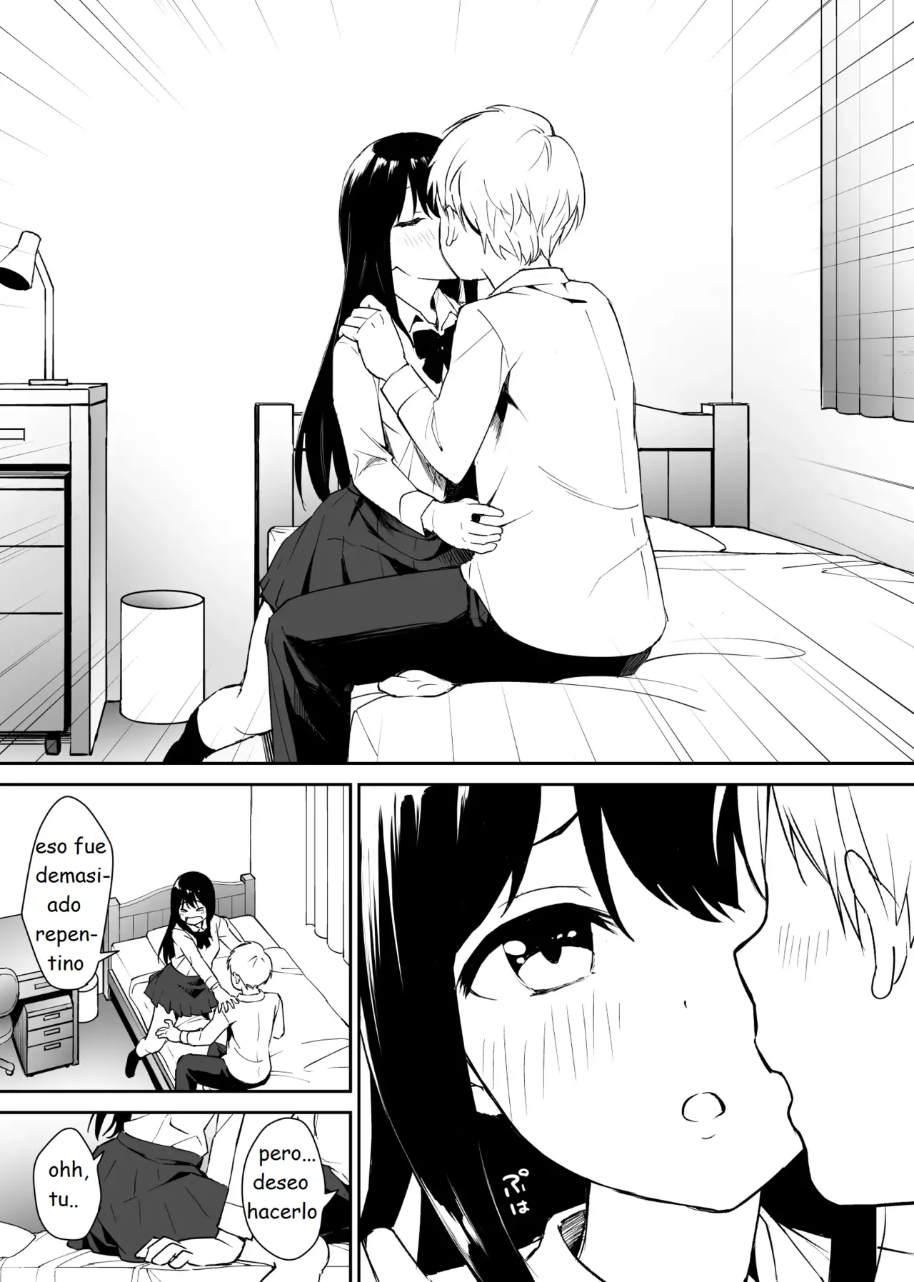 Kimokute Mushoku no Ojisan  ga Bishoujo JK no Shojo Manko ni Musekinin Nakadashi shitara Yorokonde Kuremashita. | Un Asqueroso Viejo Desempleado  se Alegró cuando le Hizo un Irresponsablemente Creampie al Coño Virgen de una Hermosa JK. page 12 full