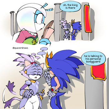 [QuaverDraws (QuaverNSFW)] Sonic's Personal Bodyguard cover