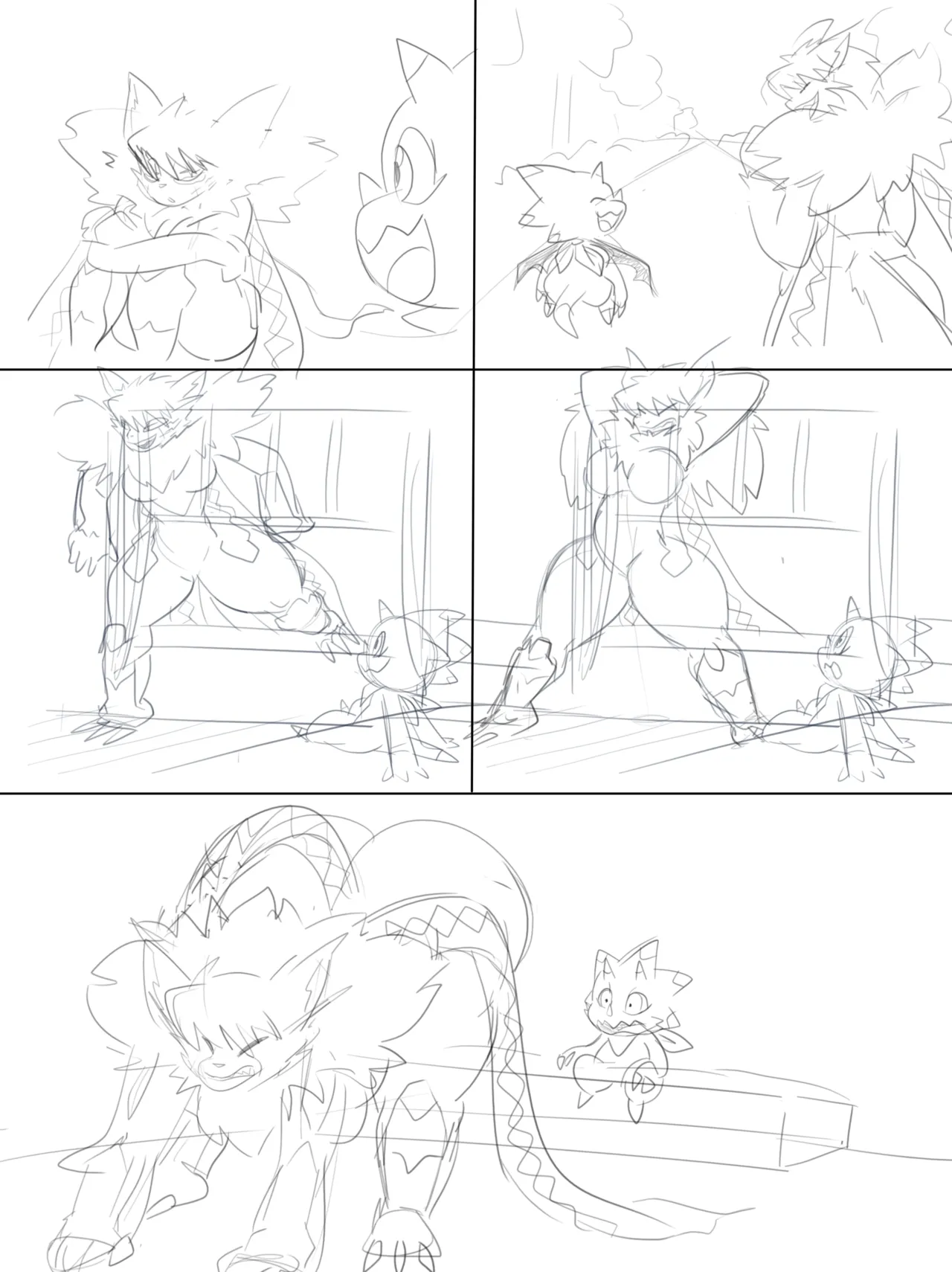 Gammamon x Meicrackmon: Friends with BENEFITS. page 8 full