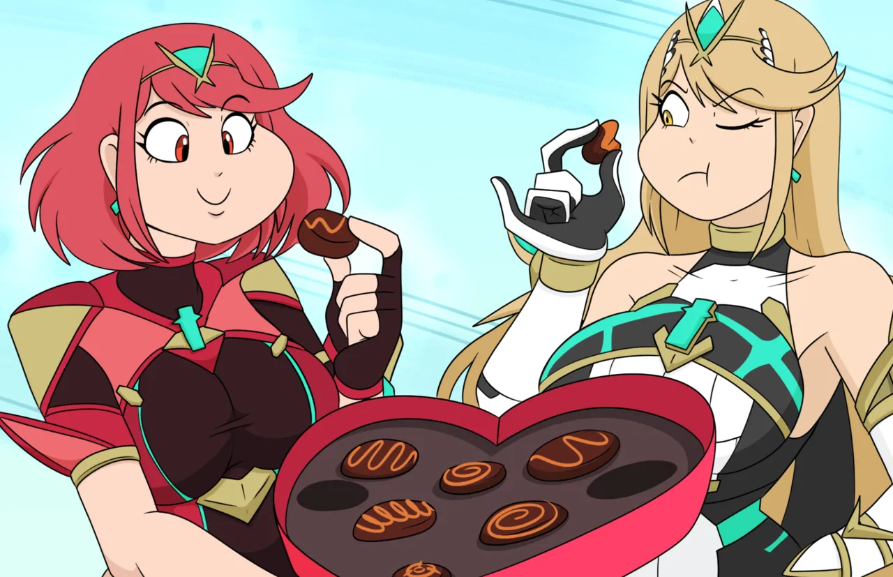 Love for All - Pyra & Mythra + Korsica & Peppermint page 1 full