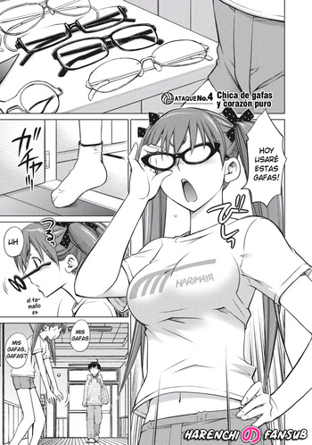 [Aizome Gorou] Megane Musume Junjou (Ooki Onnanoko wa sukidesu ka? Chap.4) | Chica de gafas y corazon puro (Te gustan las chicas grandes? Cap.4) [Spanish] [Harenchi no Fansub] [Digital] cover