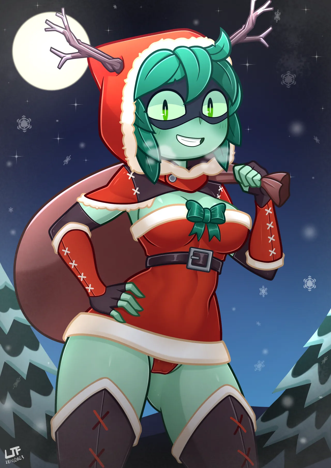 Huntress Wizard christmas present page 2 full