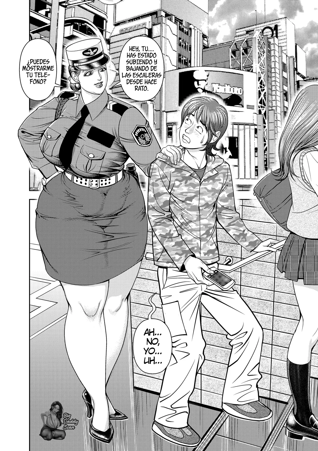 enor Daietsu Kyojiri Onna Keibi Mitsugi no Inryoku Kenshuu | Entrenamiento Sexual Con Una Agente De Seguridad De Grandes Atributos page 3 full