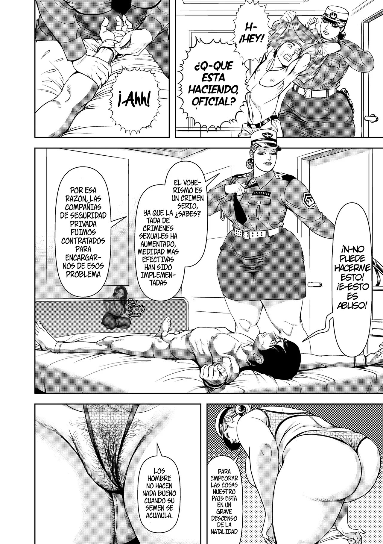 enor Daietsu Kyojiri Onna Keibi Mitsugi no Inryoku Kenshuu | Entrenamiento Sexual Con Una Agente De Seguridad De Grandes Atributos page 5 full