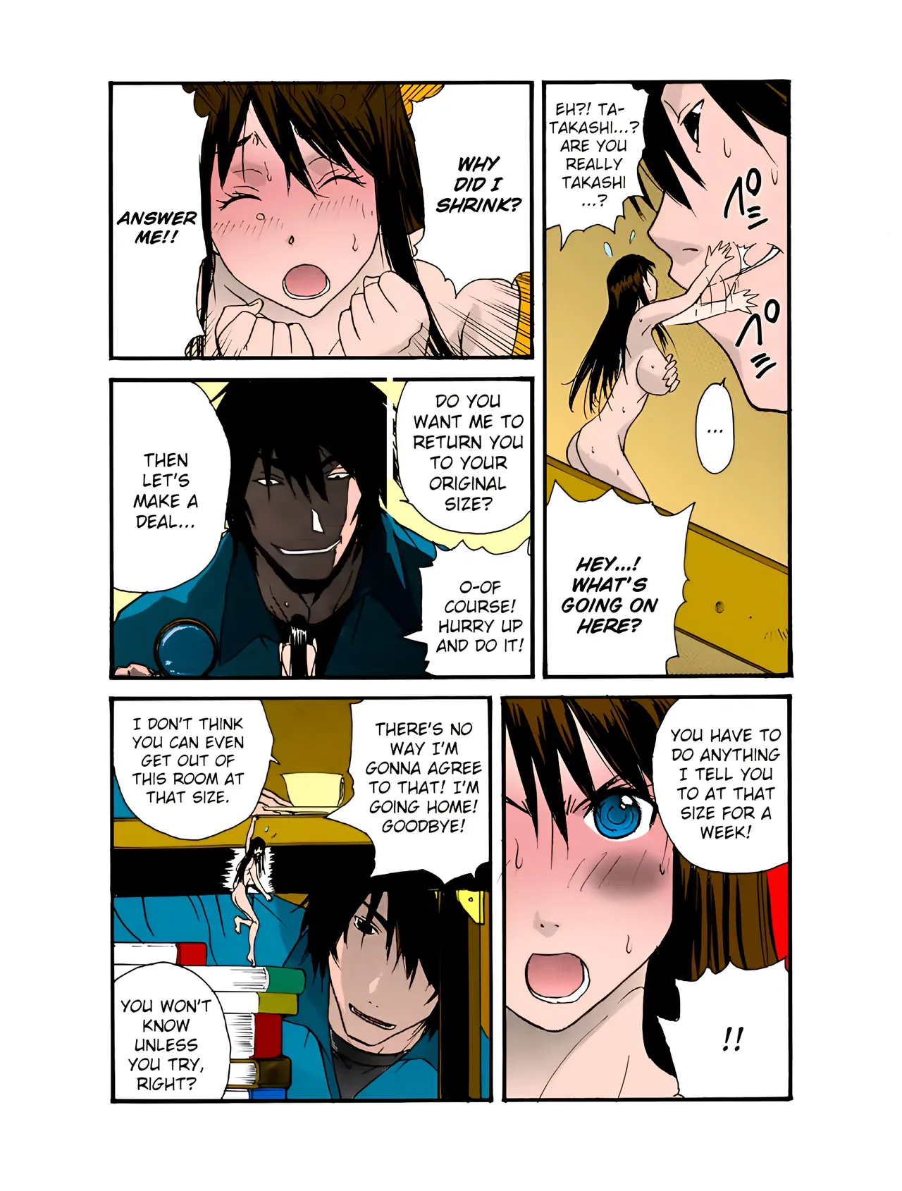 Small Kanojo ~18cm no Aitsu no Semasugiru Ana ~ -Eng-  FULL COLOR page 12 full