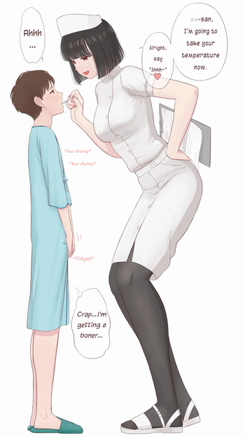 [Mizuno] Choushin Nurse-san Manga | Tall Nurse Manga [English] cover
