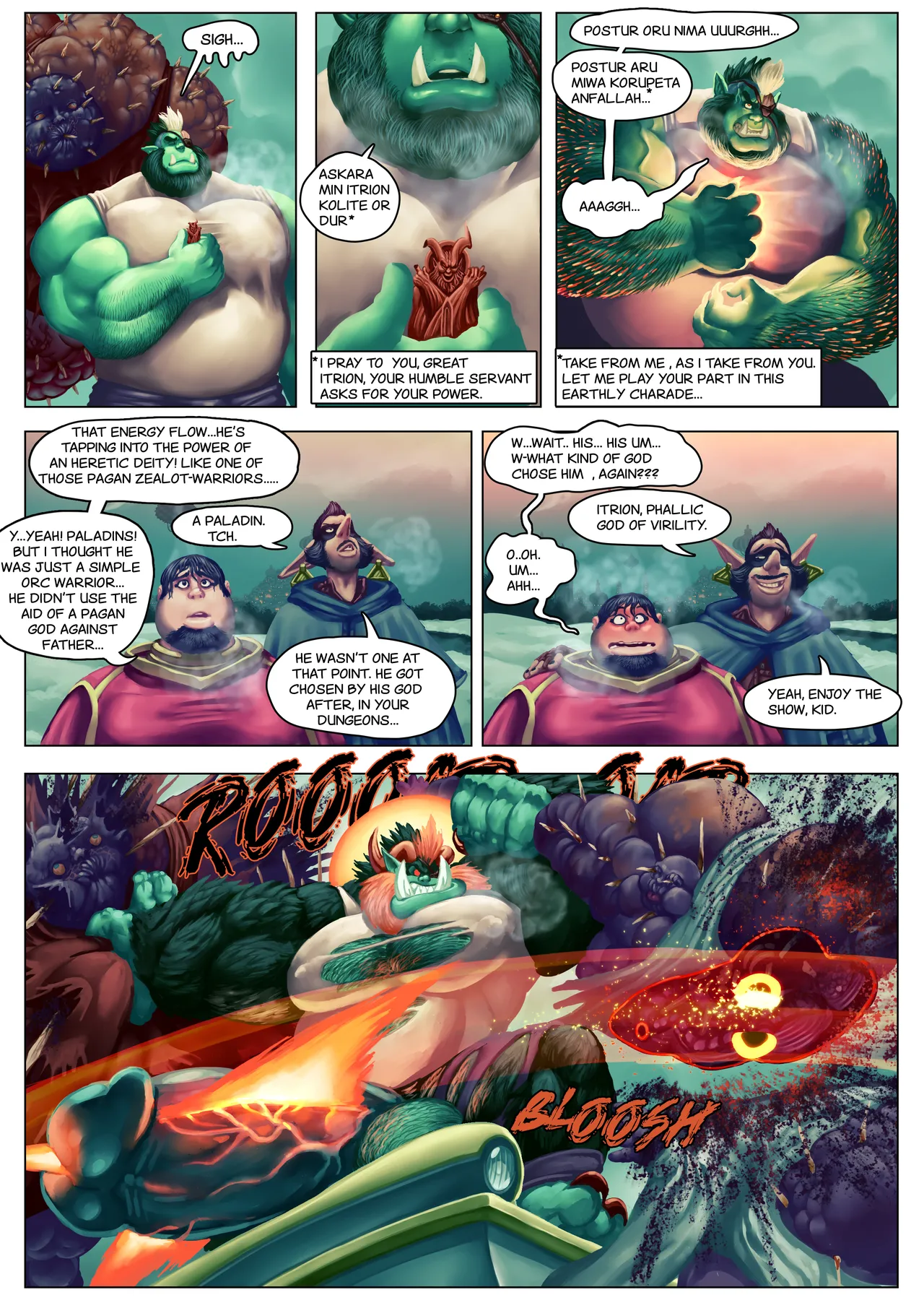 A Dragon, Burning page 11 full