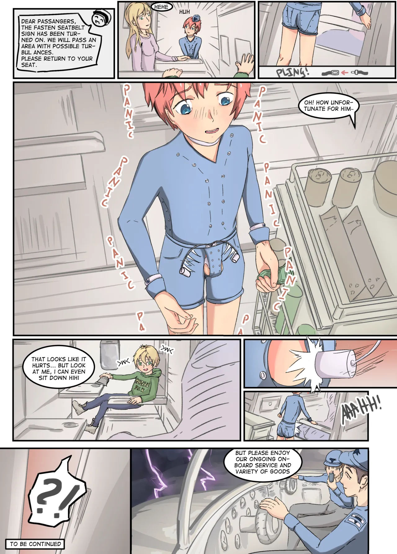 Elliot the flight attendant chapters 1-3 page 12 full