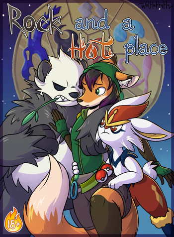 [Wolfluffyfly] Rock and a Hot place cover