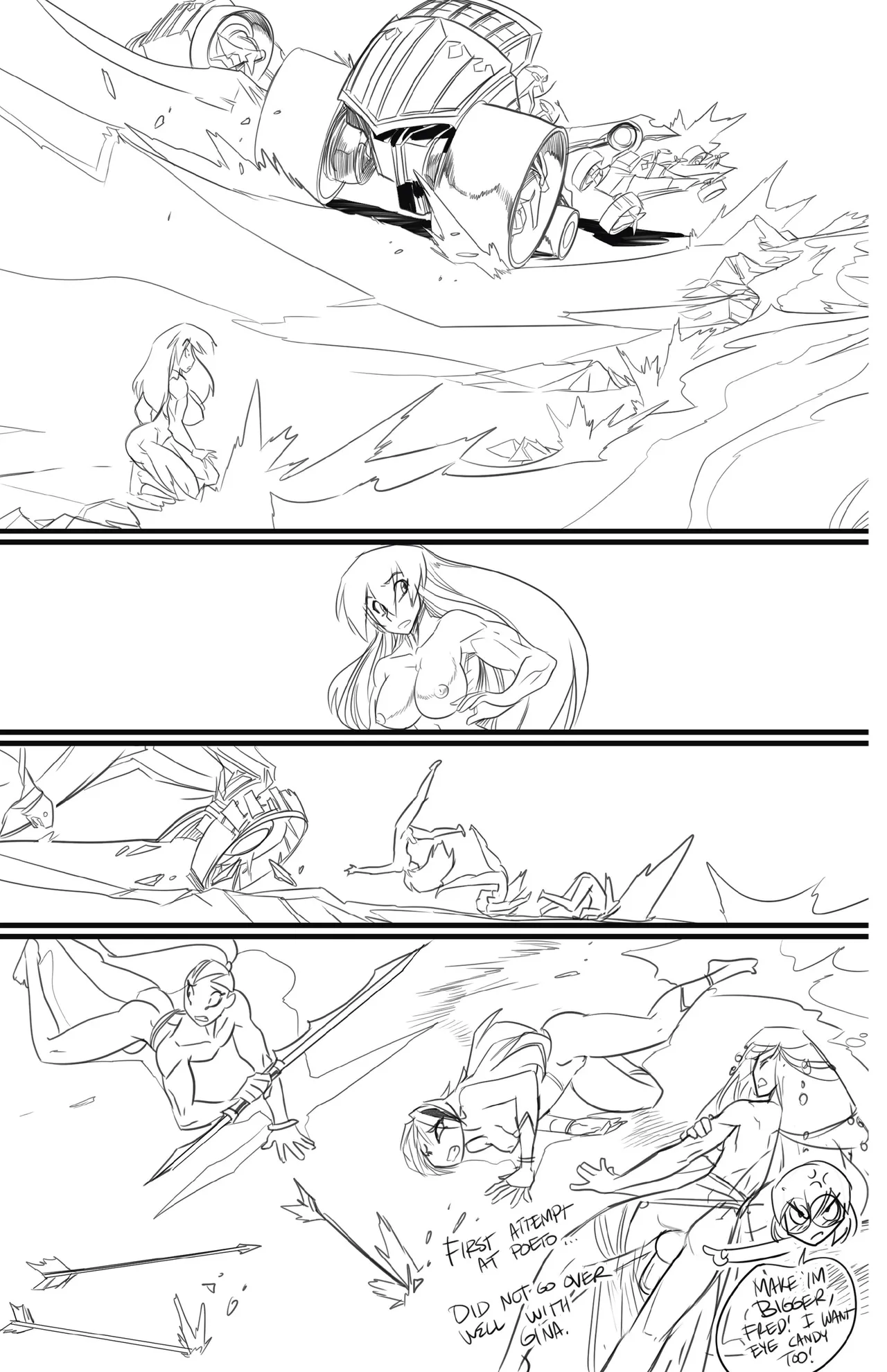 Gina Diggers: Warnerd of Mars - Bonus Issue Full Moons of Mars page 10 full