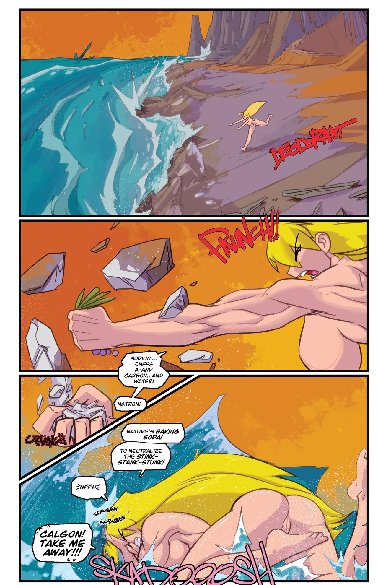 Gina Diggers: Warnerd of Mars - Bonus Issue Full Moons of Mars page 9 full