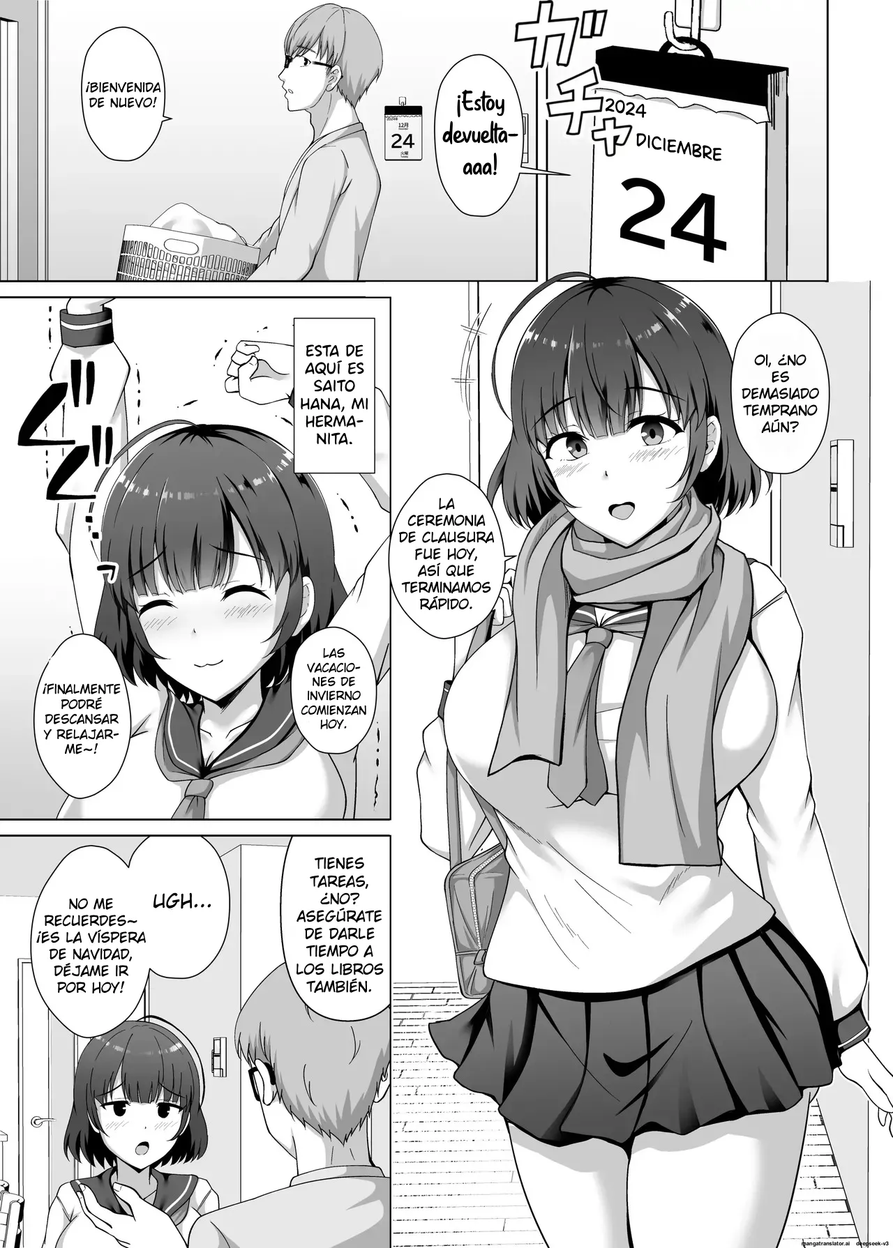 Imouto ga Asagaeri shita Christmas ~Teshio ni Kaketa Imouto wa Yarichin Kareshi ni Sei no Roku Jikan Kotteri Dakareteita~ | Mi Hermanita Llegó a Casa Temprano en la Mañana ~Mi Querida Hermana Pequeña, a Quien he Criado con Tanto Cuidado, Fue Completamente Violada por su Novio Playboy durante Seis Horas Apasionadas~ page 4 full