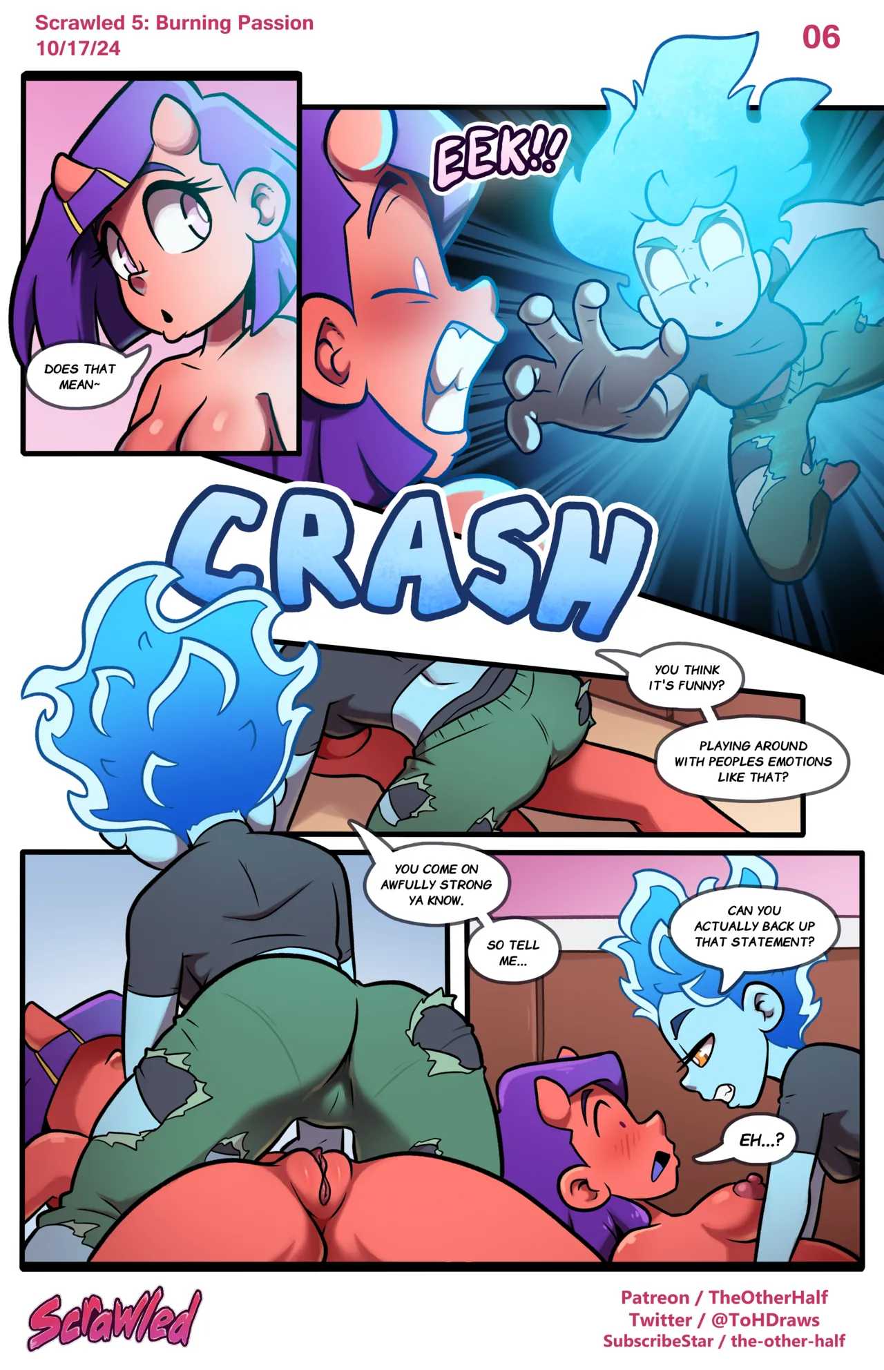 Scrawled 5: Burning Passion page 6 full