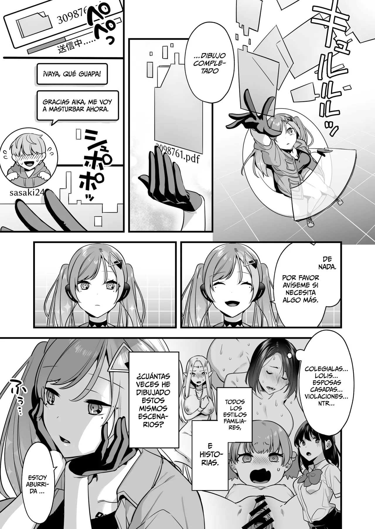 Ero Manga AI no Gyakushuu ~Jinrui Wakarase Gyaku Rape~ page 5 full