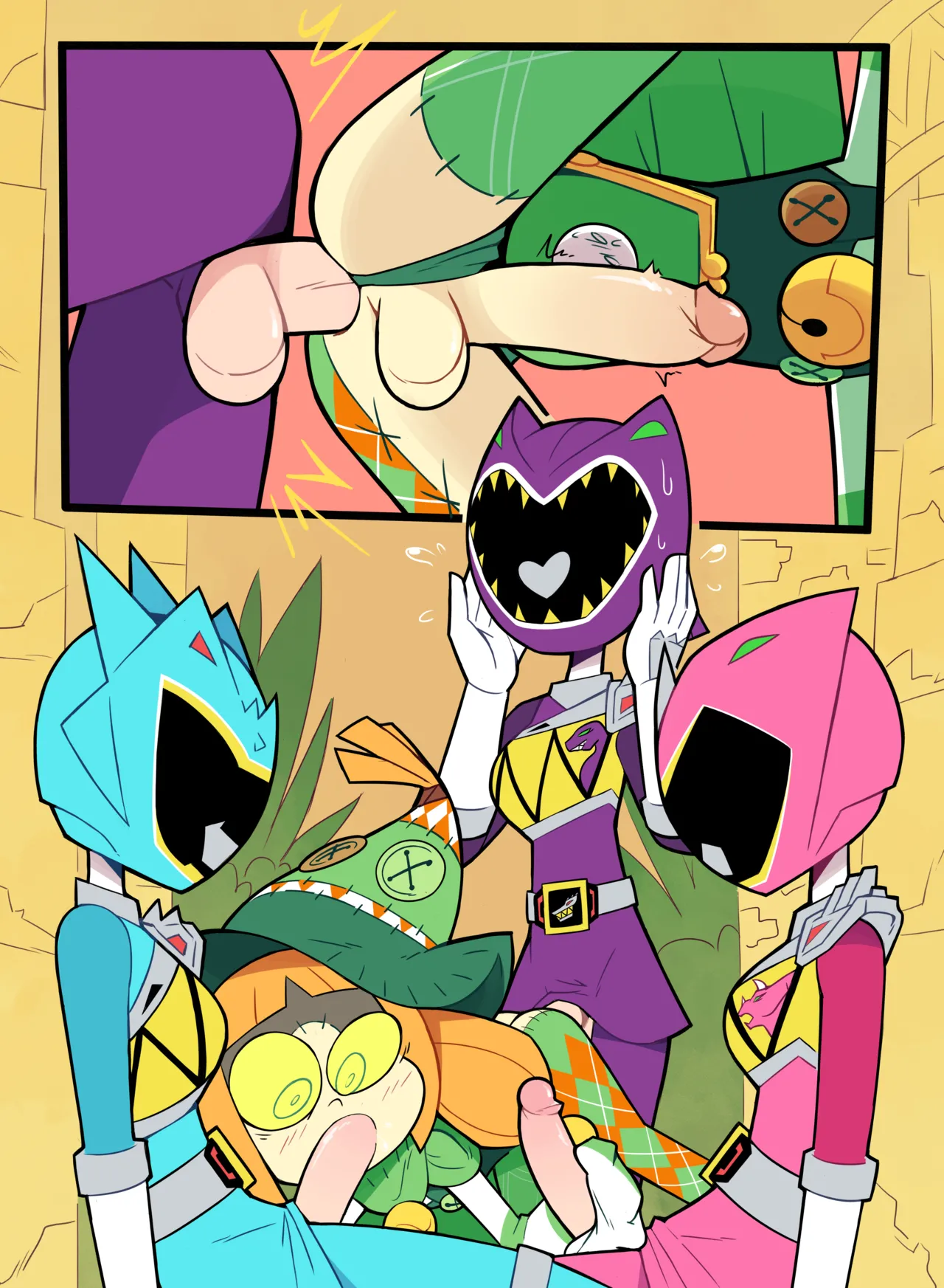Luckyrou ft Kyoryuger Gals page 3 full