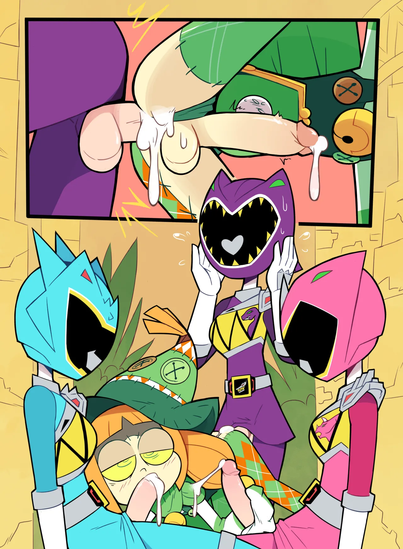 Luckyrou ft Kyoryuger Gals page 4 full
