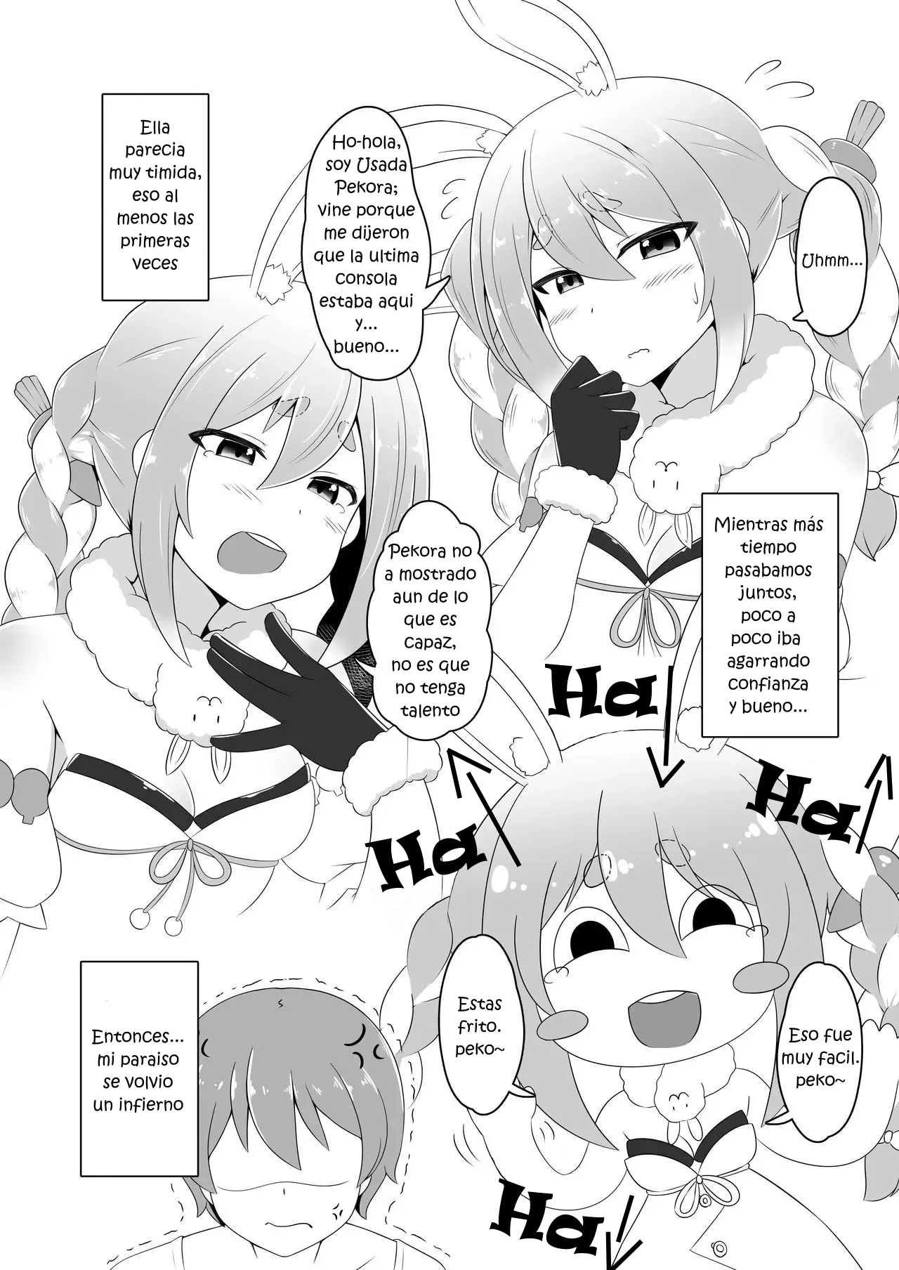 Kyuukeishitsu no Peko! | ¡Peko en el Cuarto de Descanso! page 4 full