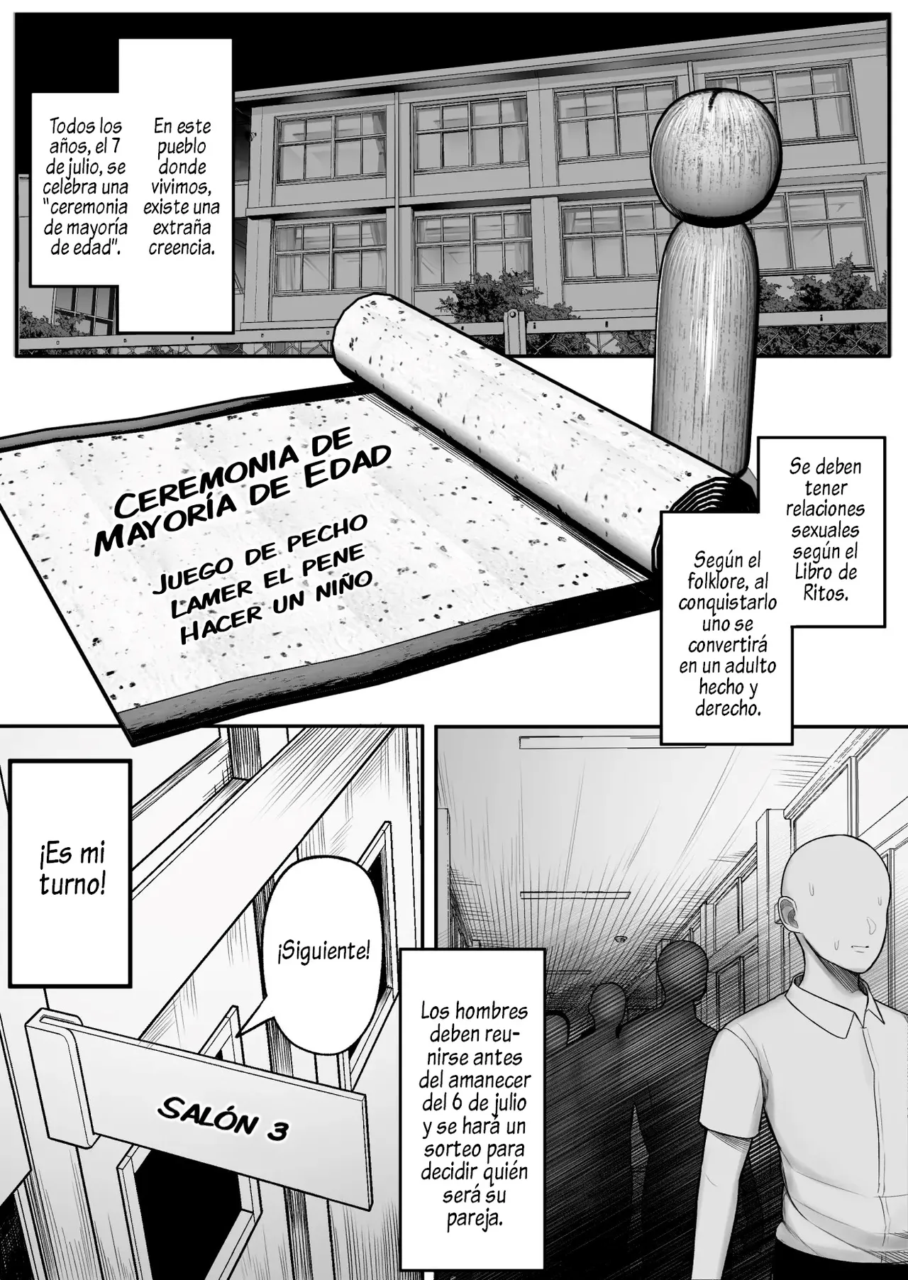 Mura no Kishuu de Bakunyuu Yankee to Yareta Hanashi | Pude Tener Sexo Con Una Delincuente De Pechos Enormes Debido A Una Extraña Costumbre Del Pueblo page 6 full