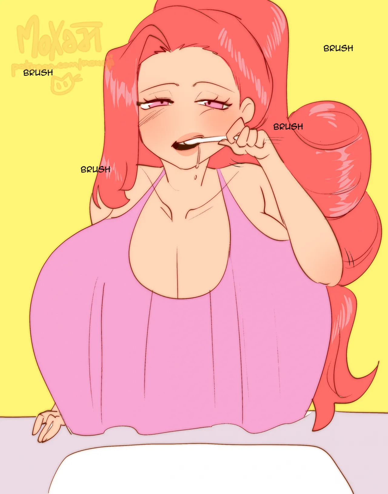 Moxaji's Daisy Diary Day page 7 full