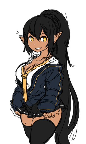 [various] River - Dark Elf Gal (OC by Zana) cover
