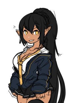 River - Dark Elf Gal