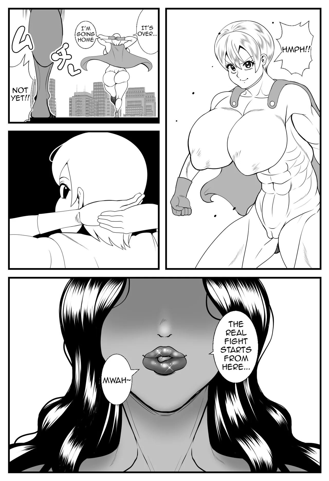 Alien Fatfat VS Superheroine page 12 full