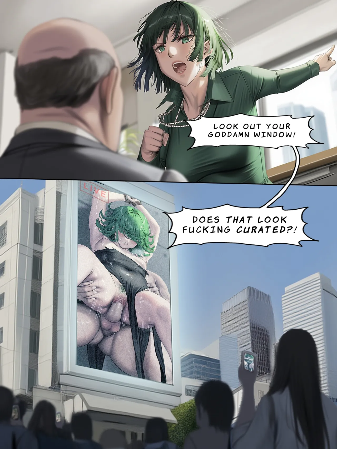 Humanity's Last Broadcast - A Tatsumaki Doujin page 5 full