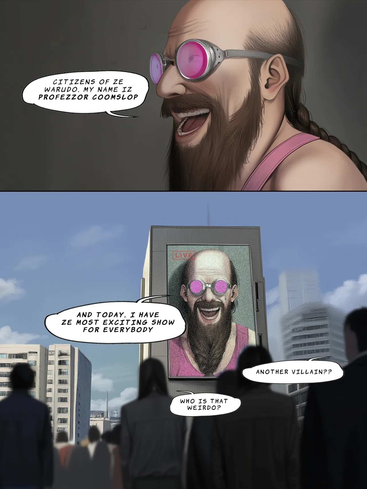 Humanity's Last Broadcast - A Tatsumaki Doujin page 9 full