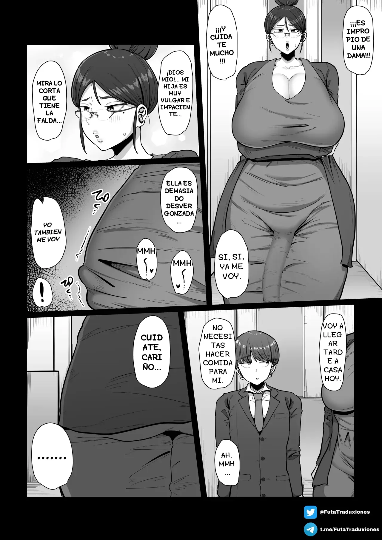 Futanari Shufu no Kazoku Kyouiku Plan | Plan De Educacion Familiar page 6 full