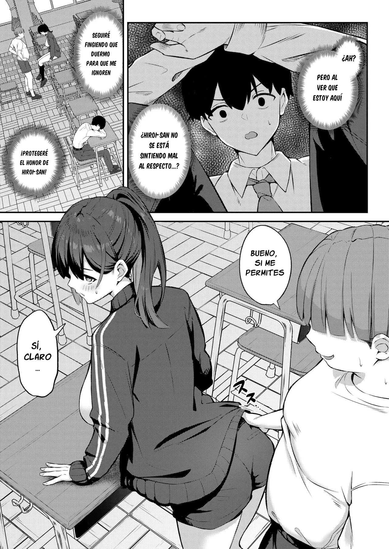 Akogare no Classmate ga Sex Gokko de Torareru no Hanashi | La historia de la Compañera de Clase que Admiro siéndome Arrebatada por un Roleplay de Sexo page 7 full