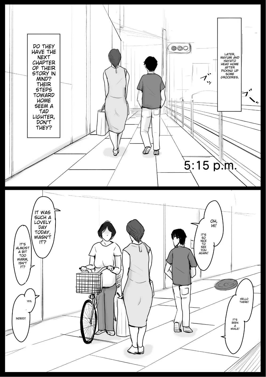 Oozora Kaiko  Mitchaku! Mamakko Danshi to Okaa-san ~Aru 1-nichi no Document page 12 full