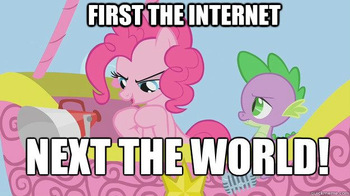 Pinkie Pie and the Pie Family (FiM, EG, Anthro) My little Pony cover