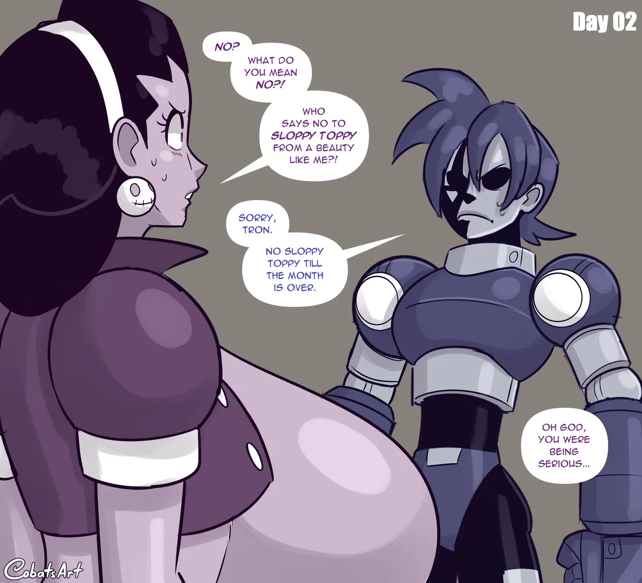 Megaman x Tron : No Nut November + Destroy Dunce December page 2 full