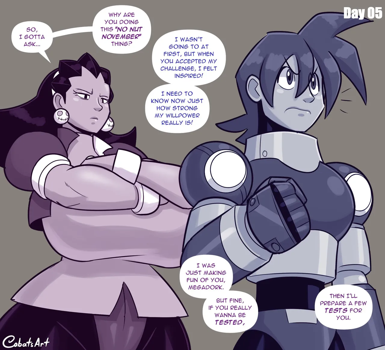 Megaman x Tron : No Nut November + Destroy Dunce December page 5 full